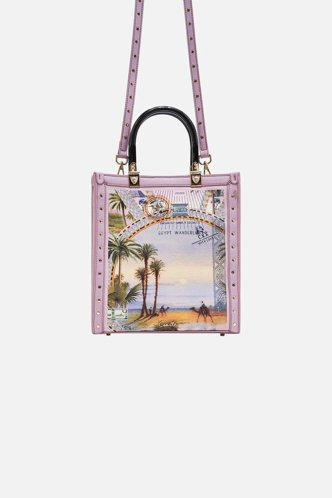 Camilla | Call Me In Cairo North South Tote W/Smooth Handle