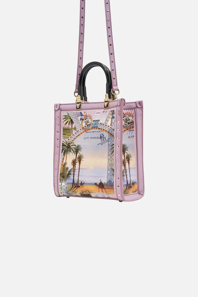 Camilla | Call Me In Cairo North South Tote W/Smooth Handle