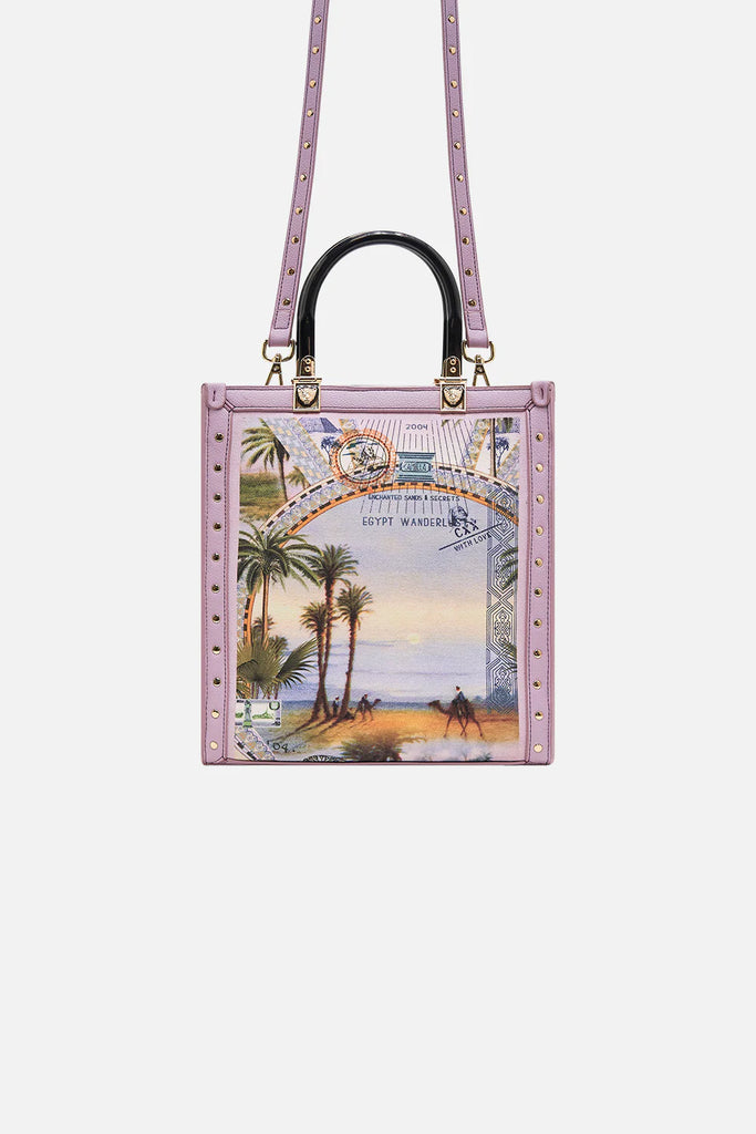 Camilla | Call Me In Cairo North South Tote W/Smooth Handle