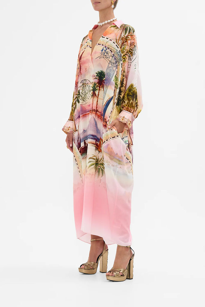 Camilla | Millas Got Mail Wing Collar Kaftan