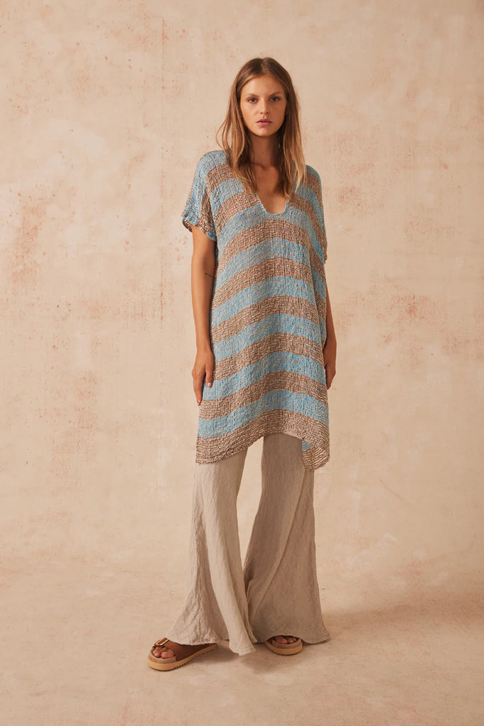 Estilo Emporio | Solace Tunic Leccce Blue Chocolate