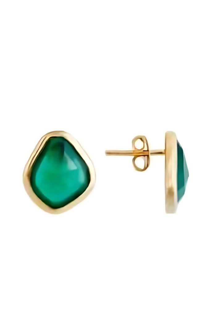 Fairley | Green Agate Spice Studs