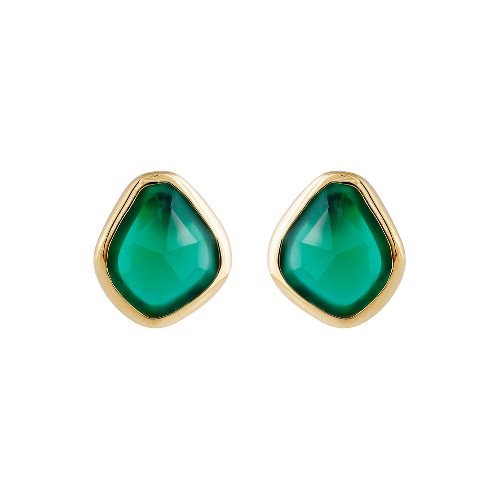 Fairley | Green Agate Spice Studs