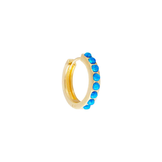 Fairley | Indigo Opal Midi Hoops