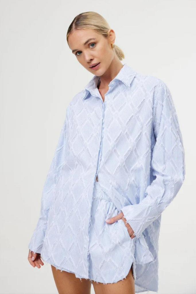 Kinney | Sadie Shirt | Cerulean Fray