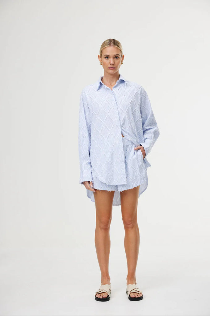 Kinney | Sadie Shirt | Cerulean Fray