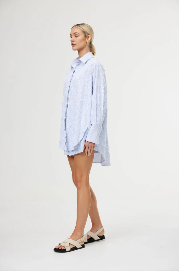 Kinney | Sadie Shirt | Cerulean Fray