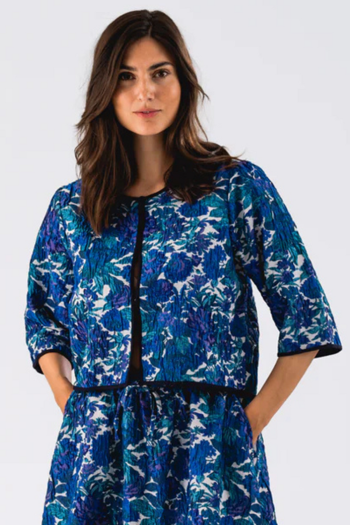 Lollys Laundry | Trine 3/4 Jacket | Flower Print