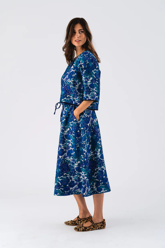 Lollys Laundry | Trine 3/4 Jacket | Bristol Midi Skirt | Flower Print