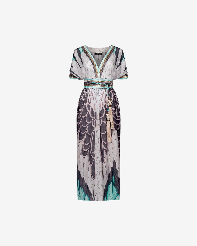 Mes Demoiselles | Balla Dress W/Belt | Bird of Fire