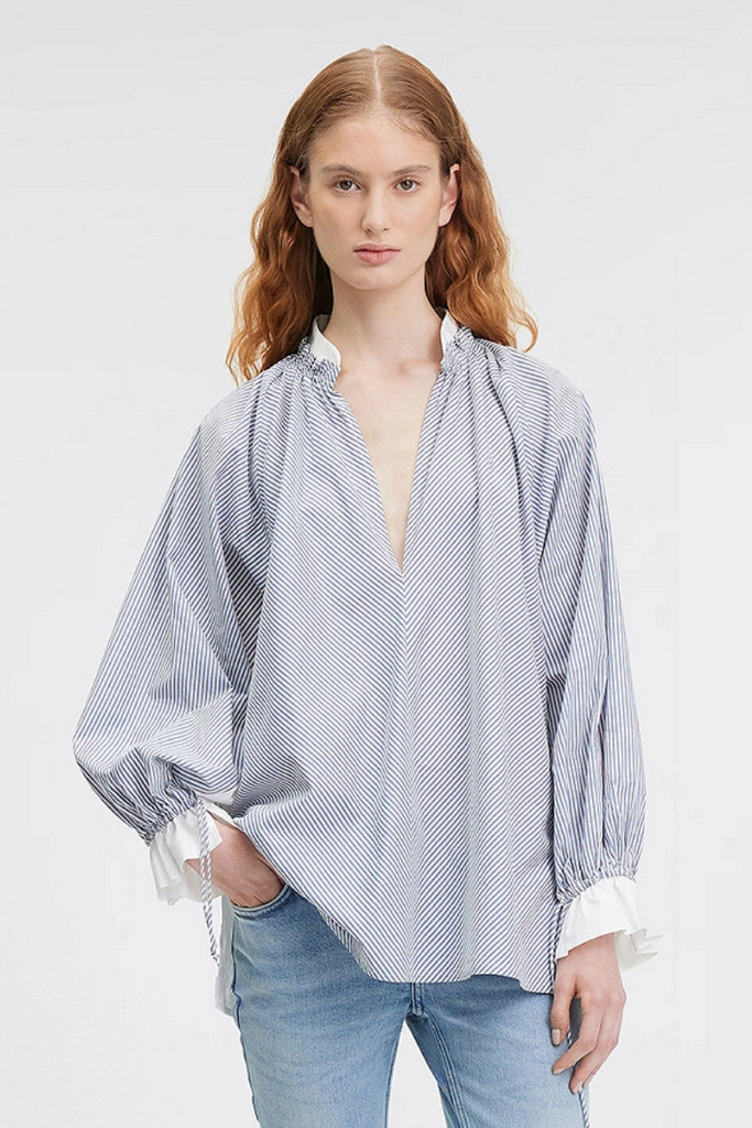 Mes Demoiselles | Wally Women in the Art Blouse | Grey