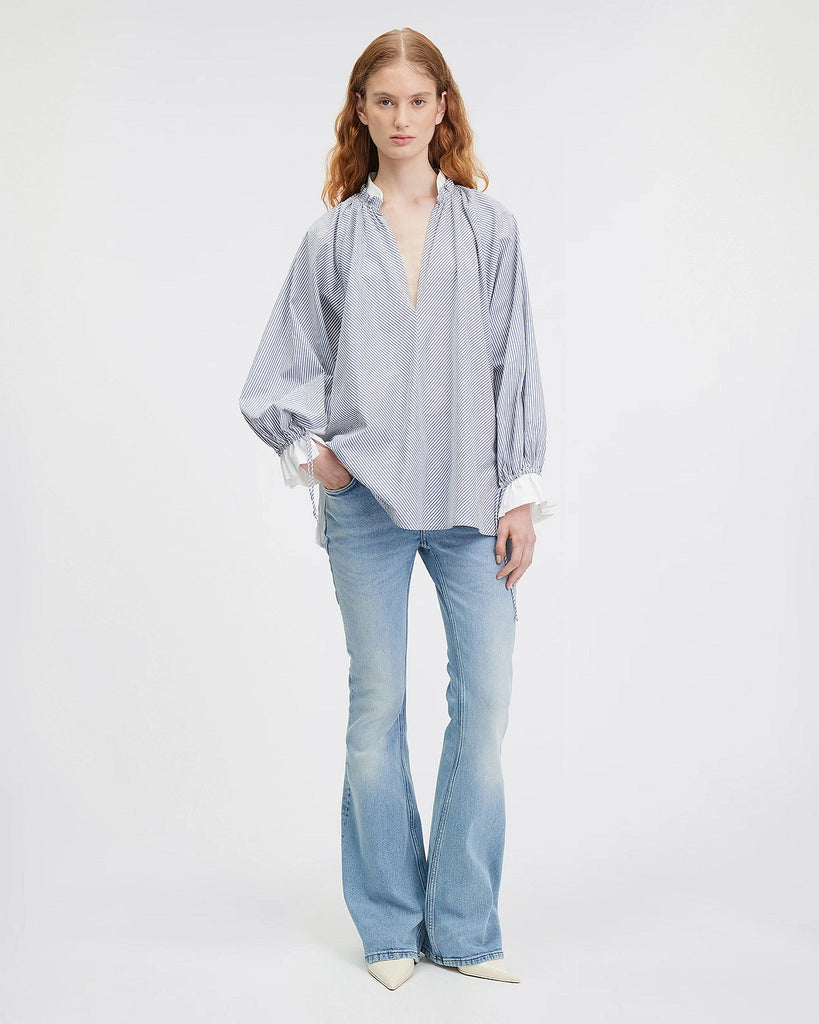 Mes Demoiselles | Wally Women in the Art Blouse | Grey