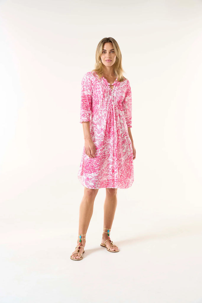 One Season | Middy Poppy Dress | Hydra Pink