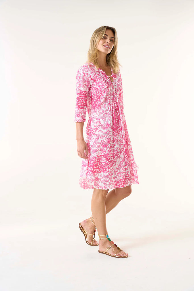 One Season | Middy Poppy Dress | Hydra Pink