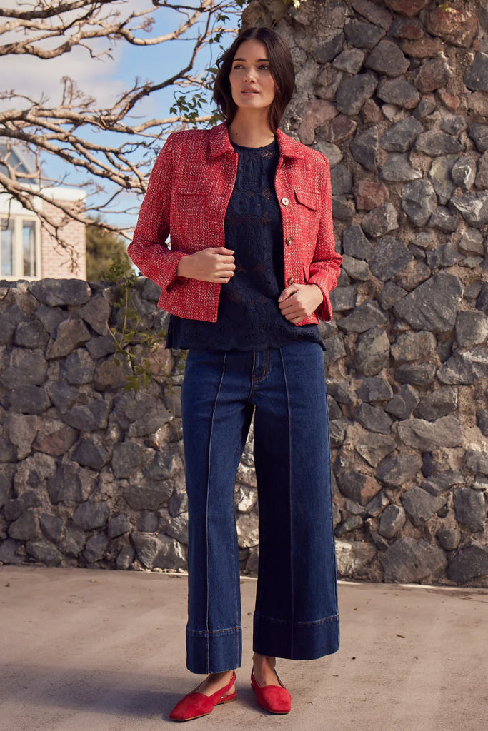 zoe kratzmann | Adjoin Jacket | Fire Boucle