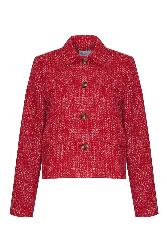 zoe kratzmann | Adjoin Jacket | Fire Boucle