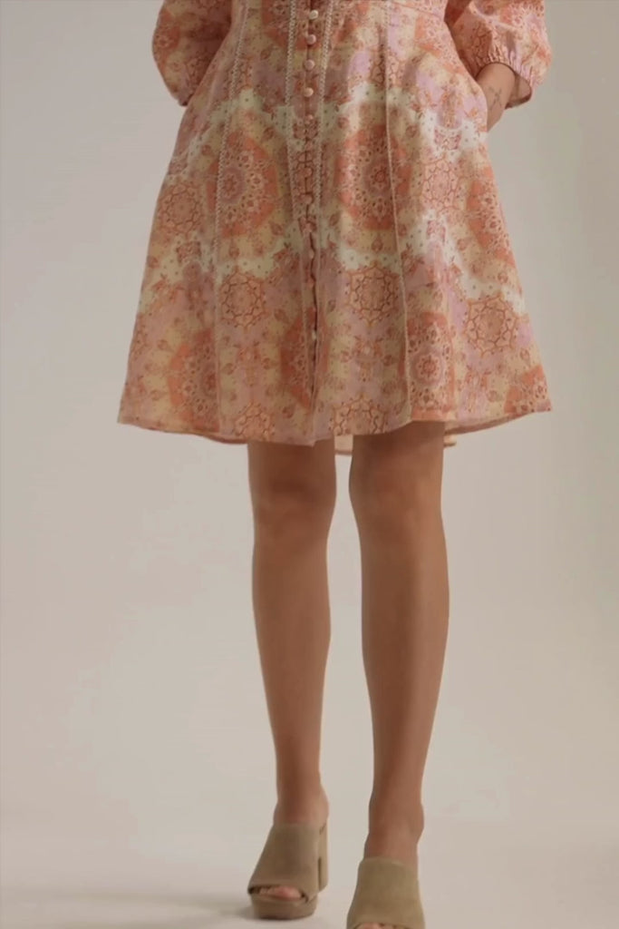 zoe kratzmann | Jargon Dress in Sunset Mosaic