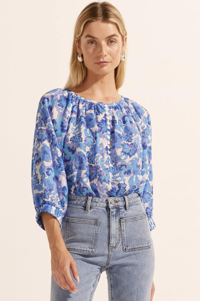 zoe kratzmann | Imbue Top in Pacific Floral