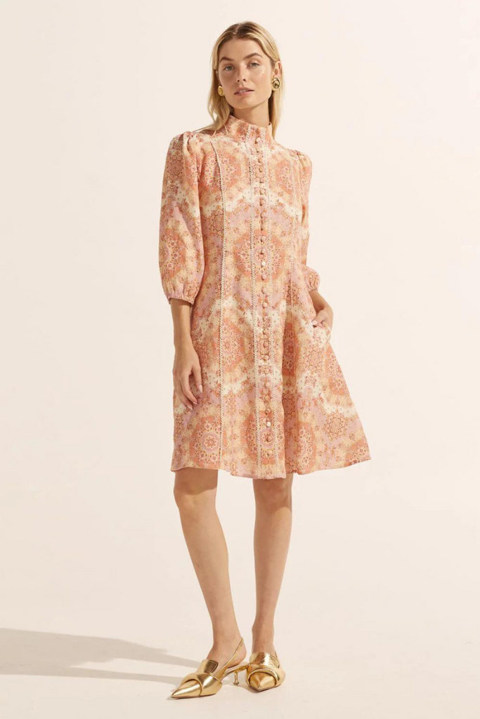 zoe kratzmann | Jargon Dress in Sunset Mosaic