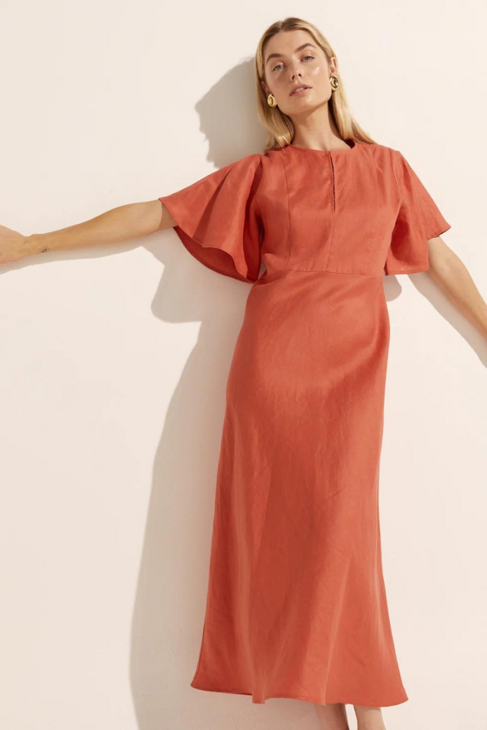 zoe kratzmann | Pavillion Dress in Nectarine