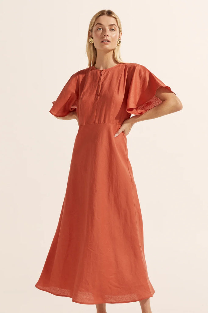 zoe kratzmann | Pavillion Dress in Nectarine