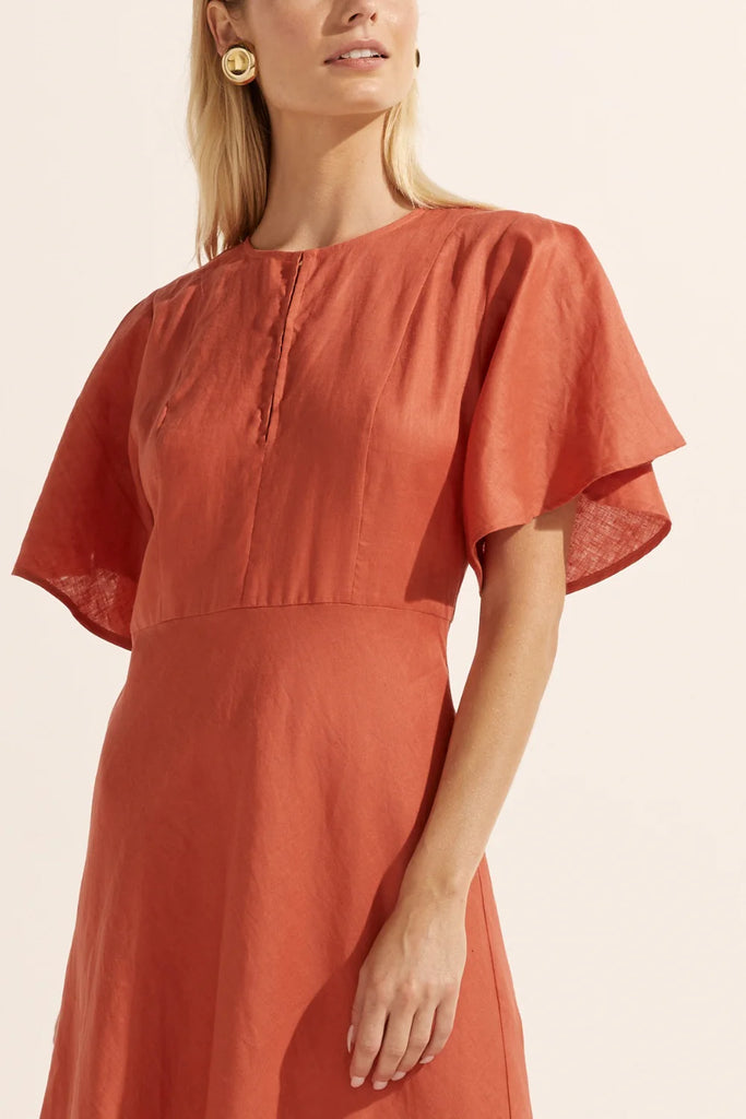 zoe kratzmann | Pavillion Dress in Nectarine