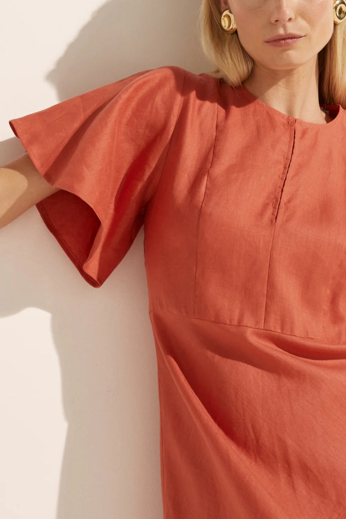 zoe kratzmann | Pavillion Dress in Nectarine