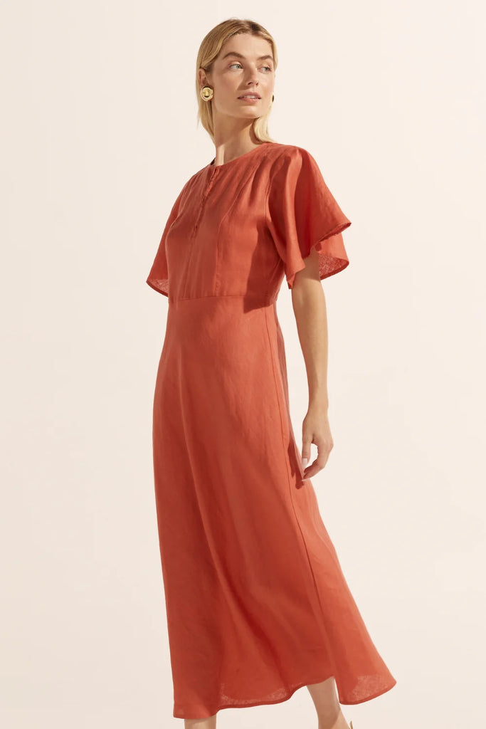 zoe kratzmann | Pavillion Dress in Nectarine