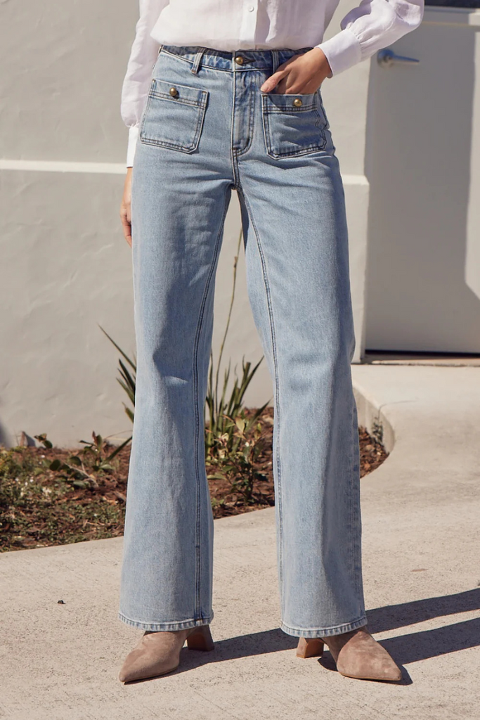 zoe kratzmann | Piazza Jean | Washed Denim