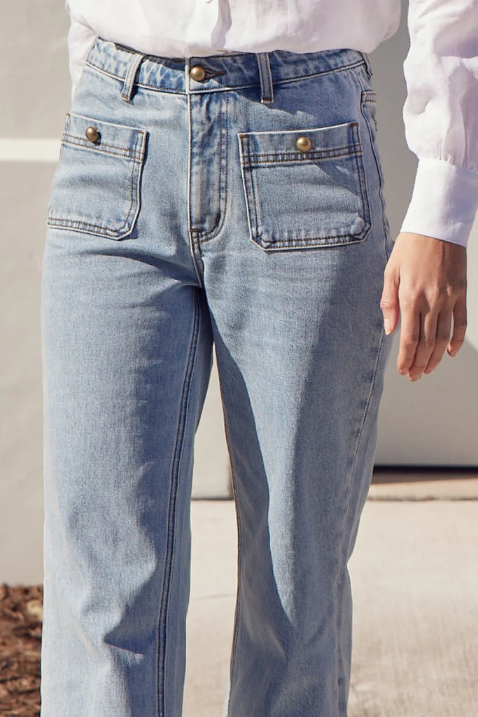 zoe kratzmann | Piazza Jean | Washed Denim