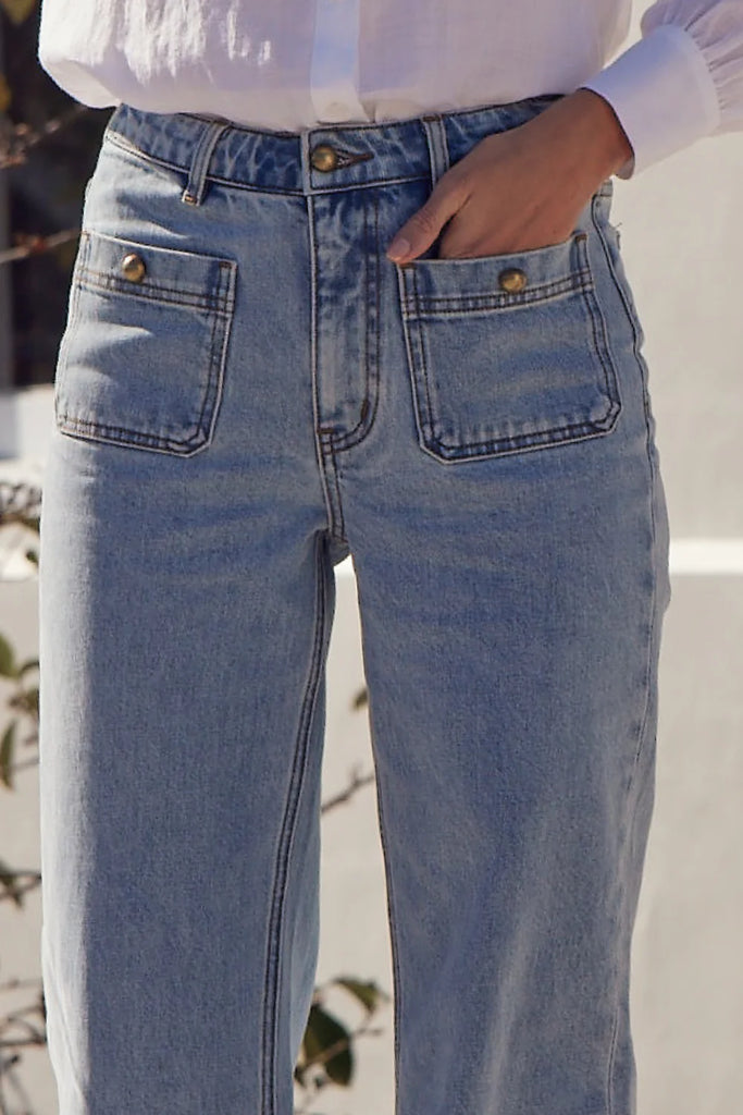 zoe kratzmann | Piazza Jean | Washed Denim