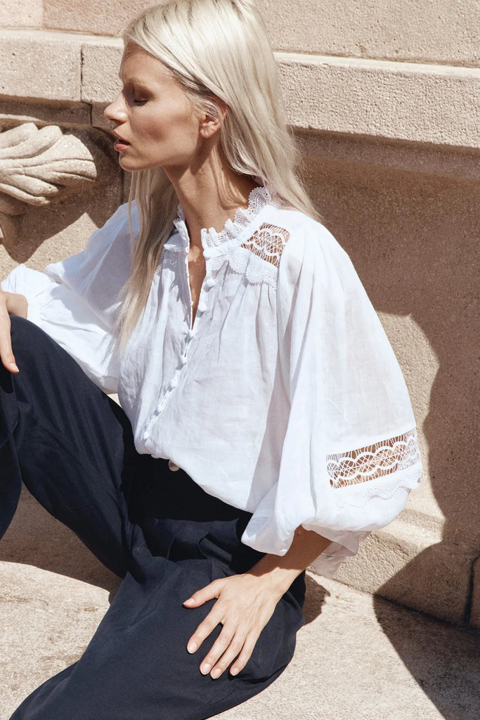 zoe kratzmann | Quell Top in Porcelain